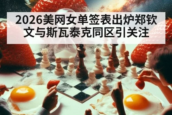 2026美网女单签表出炉郑钦文与斯瓦泰克同区引关注